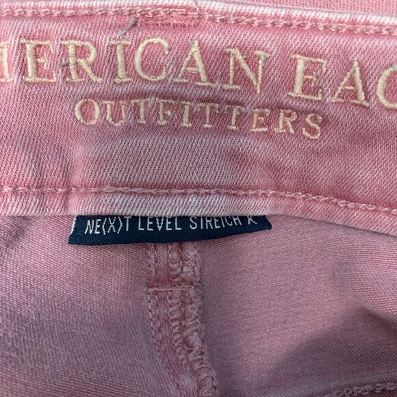 American Eagle Outfitters Pink Distressed Leggings - Picture 6 of 7